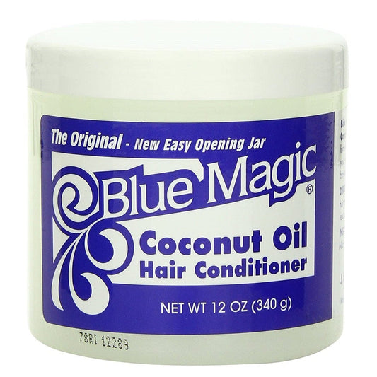 Blue Magic Coconut Oil Hair Conditioner 12 oz / 340 gm - For Dryness, Breakage & Natural Hair