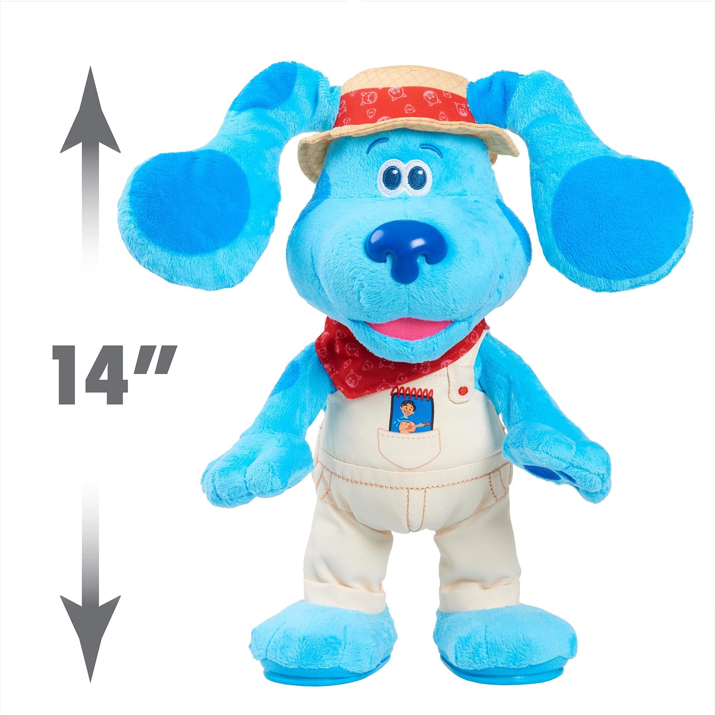 Blue's Clues Bingo Blue 14-Inch Interactive Plush – Song & Game Modes | Just Play