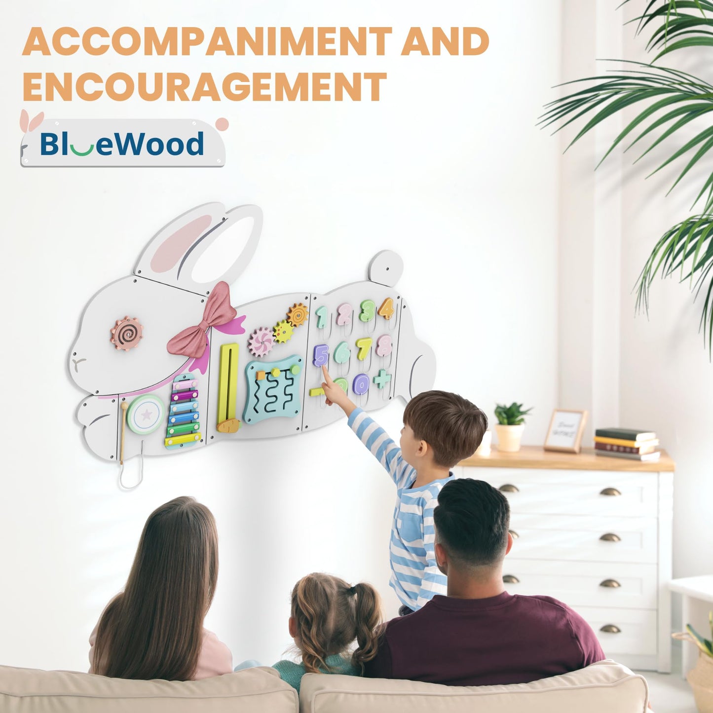 BlueWood Wall Busy Board Panels – Montessori Toddler Activity Center