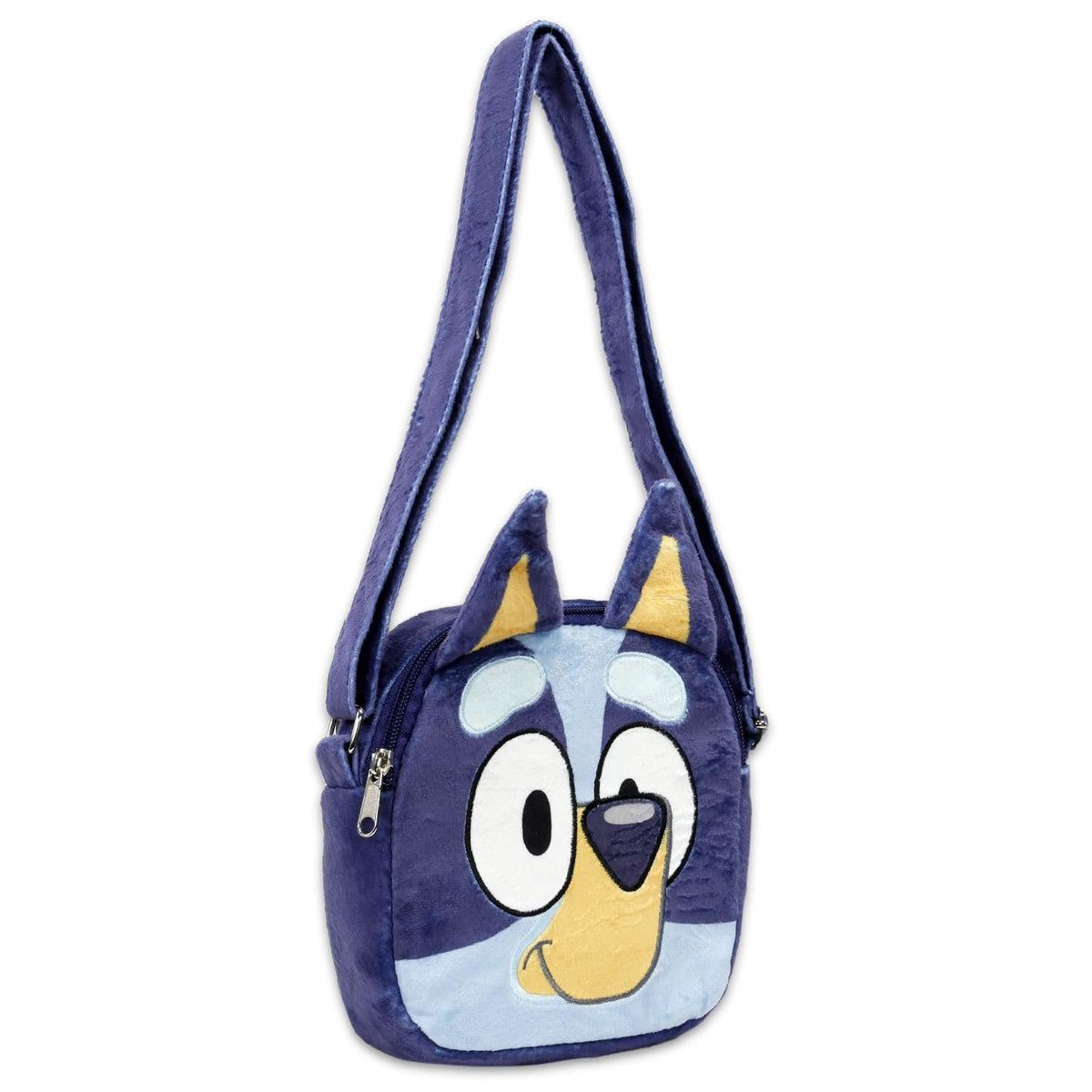 Bluey Plush Shoulder Bag Set – 9-Inch Plush Bag with Adjustable Strap, Stickers & More