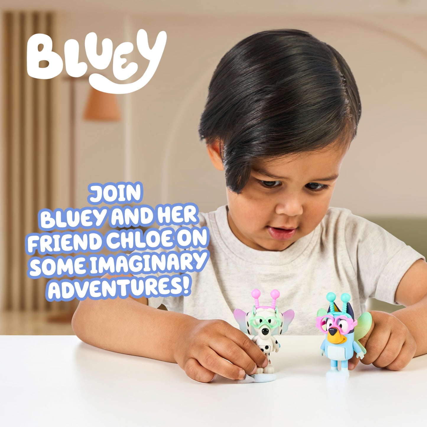 Bluey Alien Toy Figurines Pack — 2 Poseable Figures for Kids 3+