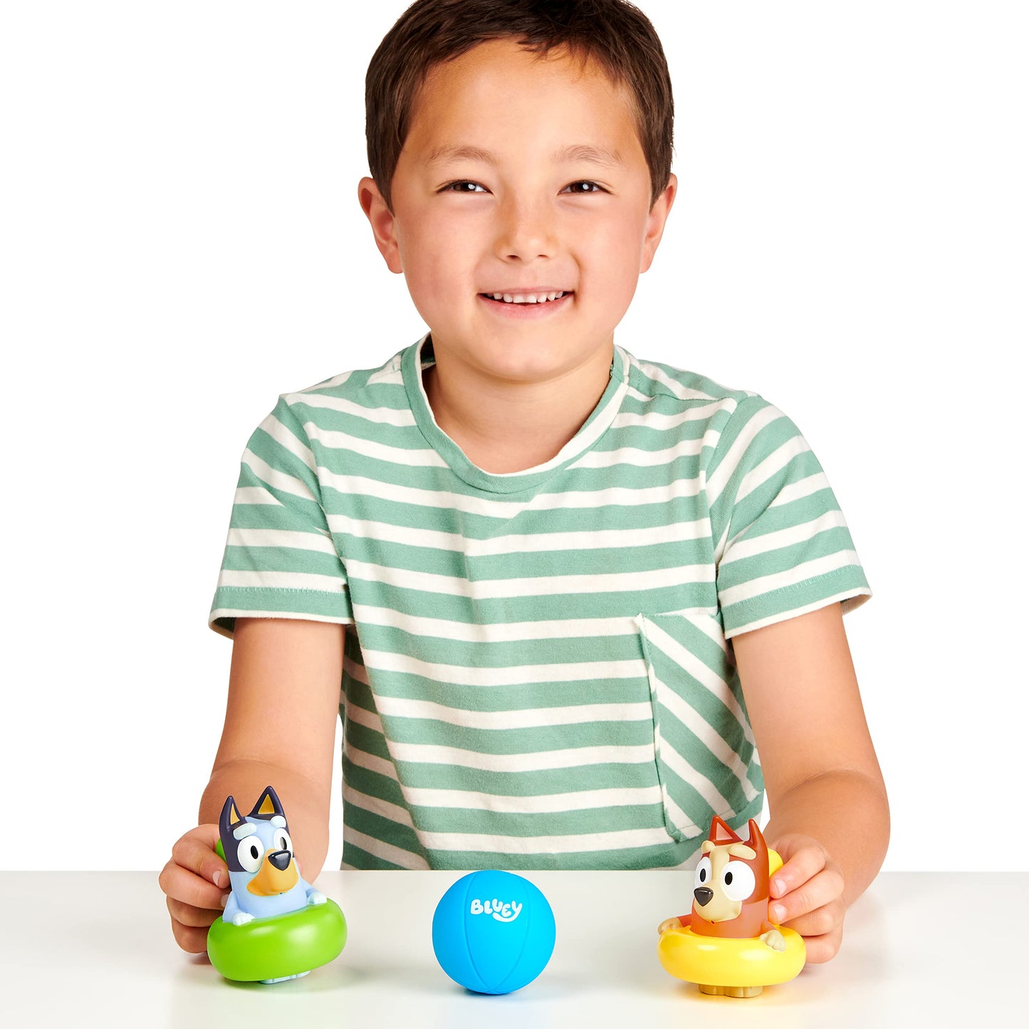 Bluey Bath Squirters Pack of 3 – Lightweight Floating Bath Toys with Bingo & Beach Ball | Ages 3+