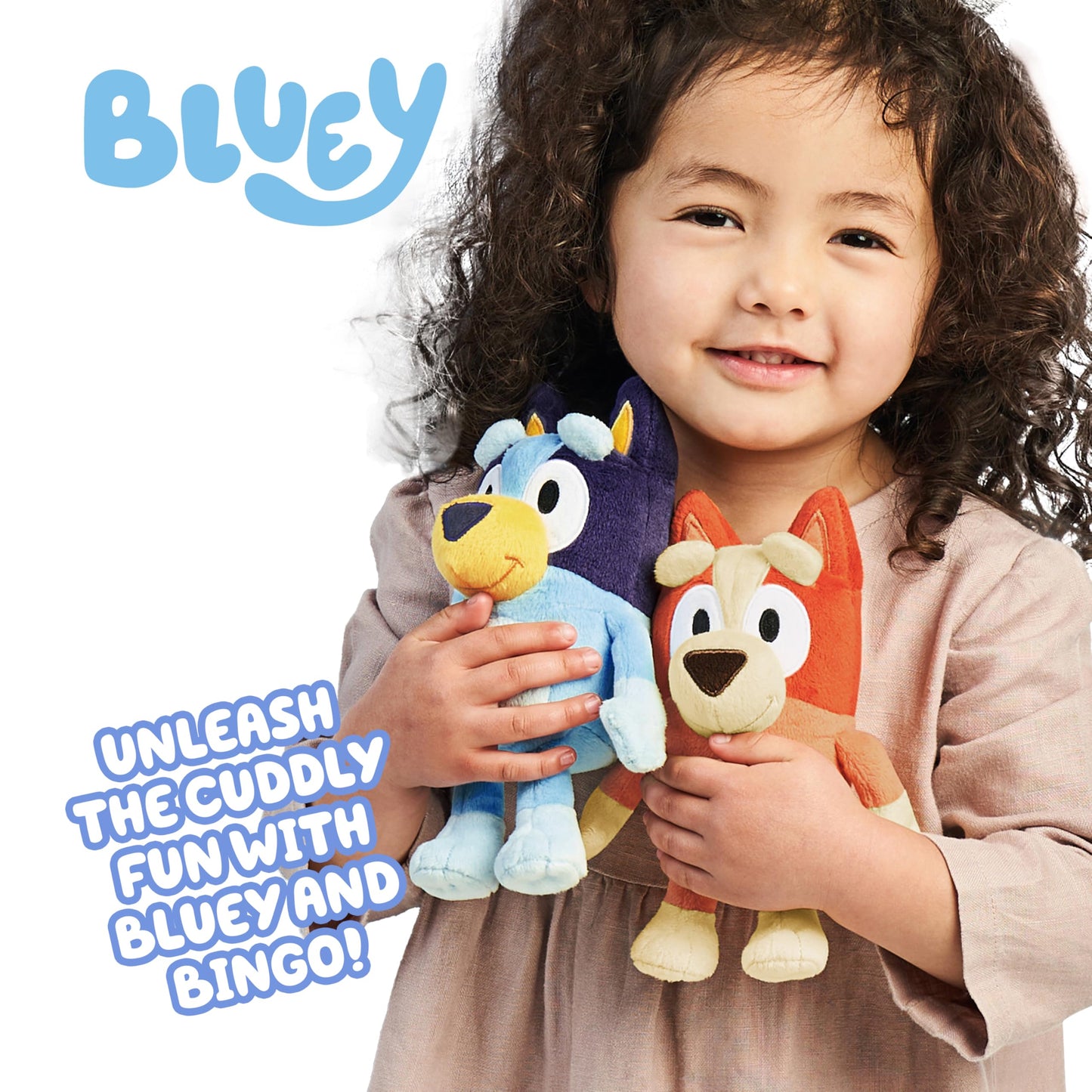 Bluey Bingo Plush Bundle – Exclusive 2-Pack Soft Toys with Deluxe Fabric & Embroidered Details