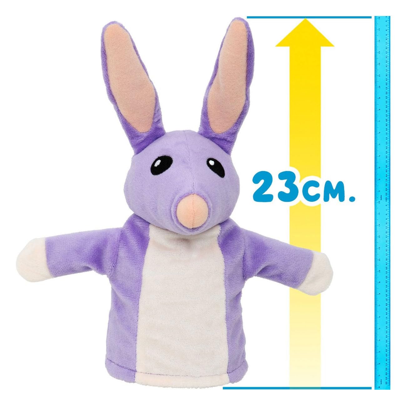 Bluey Bob Bilby Puppet – 8-9" Plush Hand Puppet for Kids | Soft & Portable Bilby