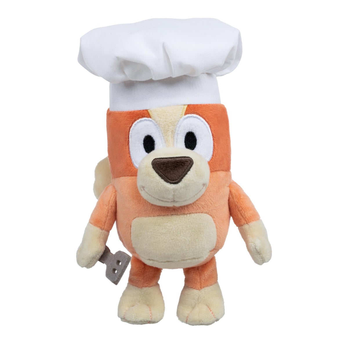 Bluey Friends Plush: Chef Bingo with Hat & Spatula | Soft Toy for Imaginative Play