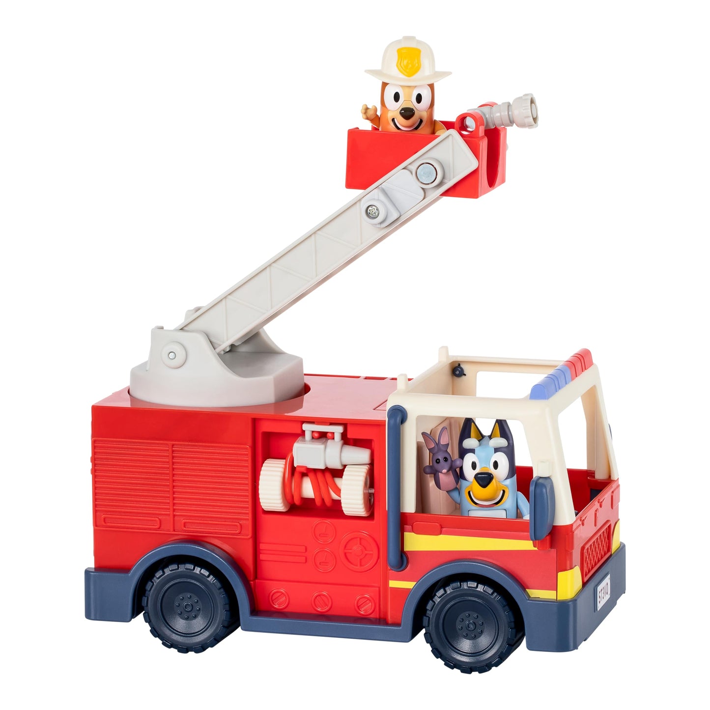 Bluey Firetruck Playset with Firefighter Bingo – Interactive Ladder & Hoses (Ages 3+)