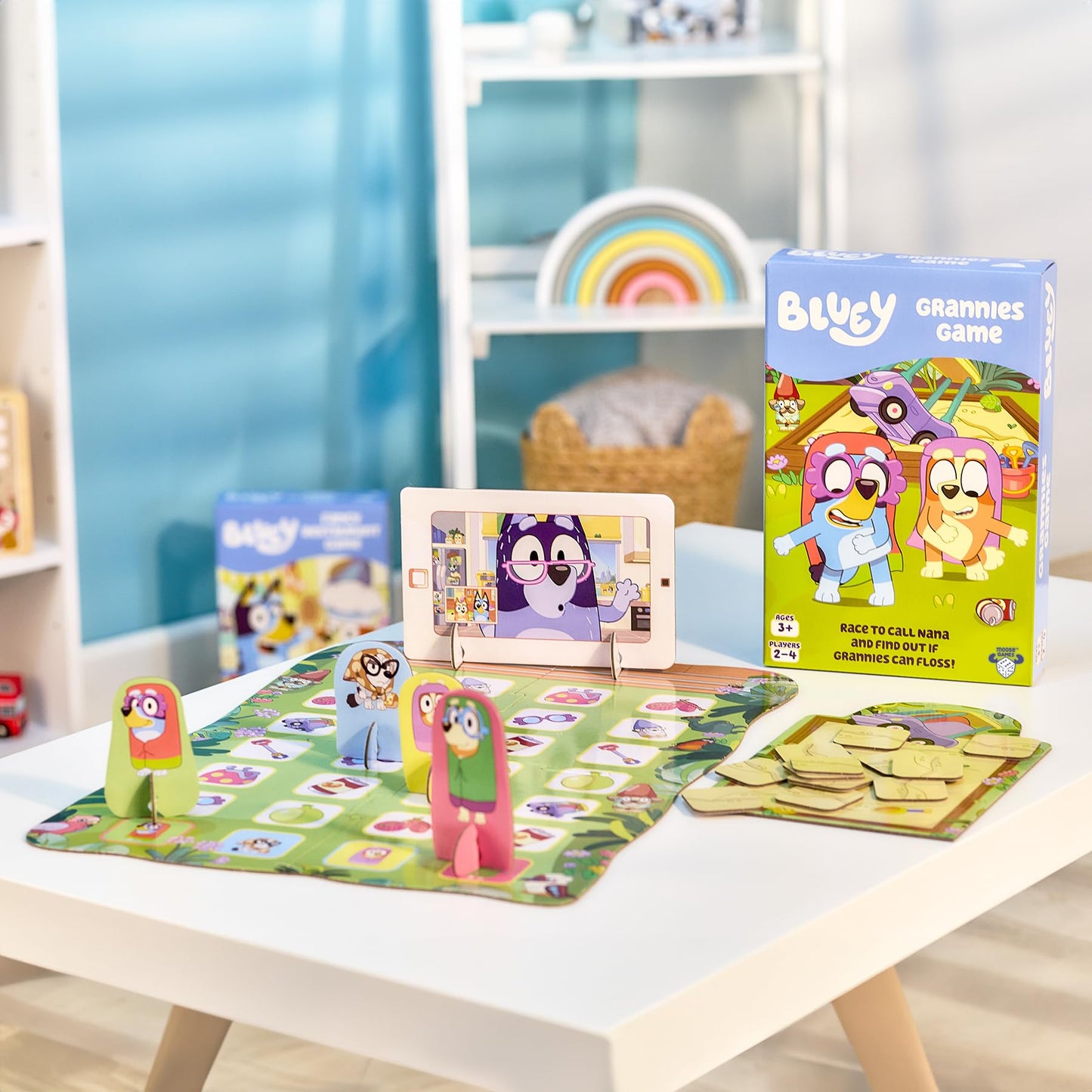 Bluey Grannies Game – Collect Items & Call Nana | 2-4 Players | Ages 3+