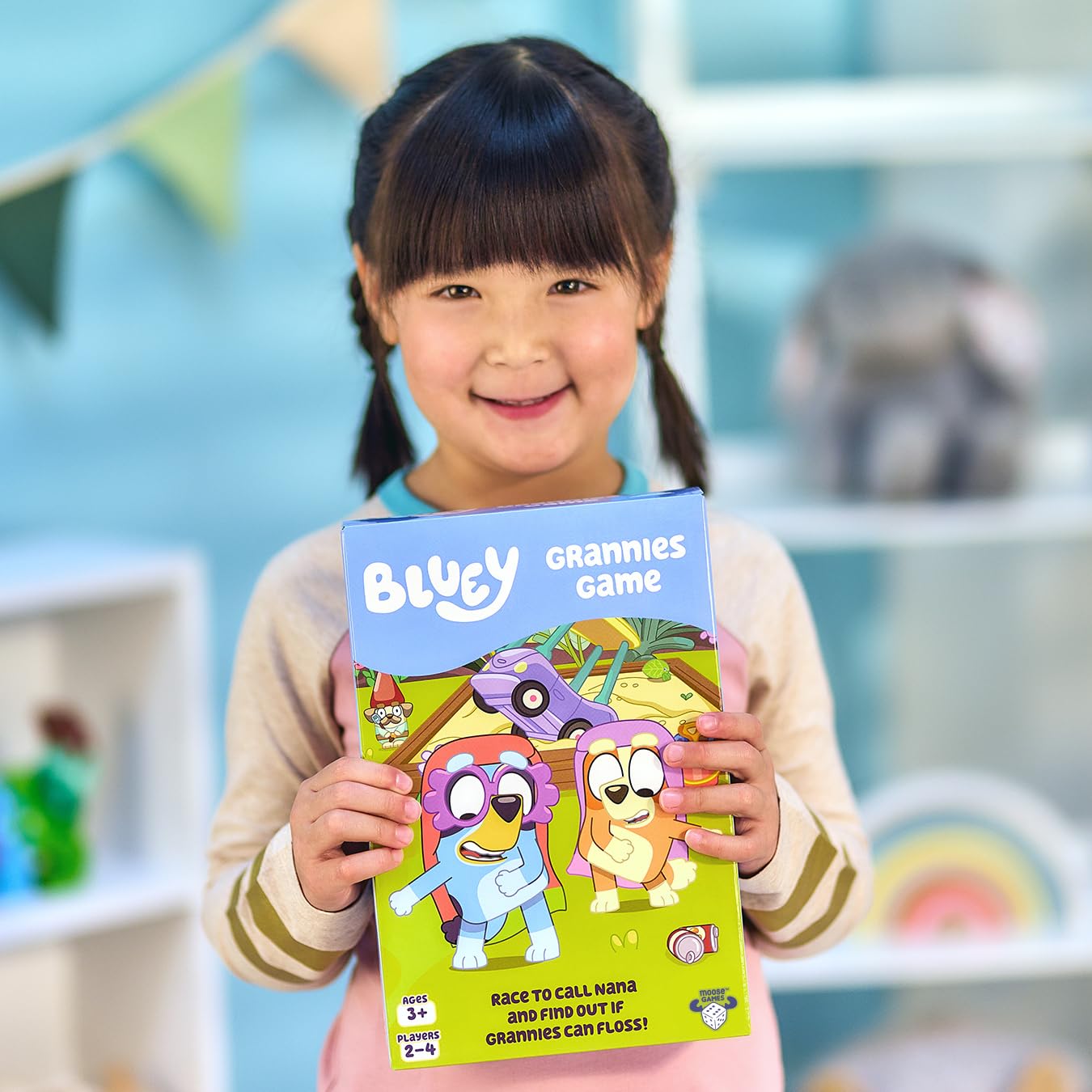 Bluey Grannies Game – Collect Items & Call Nana | 2-4 Players | Ages 3+