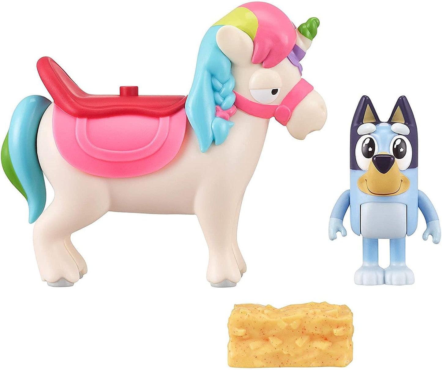Bluey Unipony Playset – 2.5-Inch Articulated Figure with Saddle