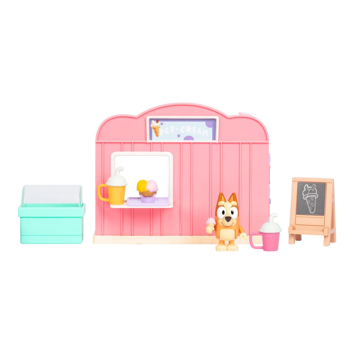 Bluey Ice Cream Shop Playset – Immersive Ice Cream Toy with Bingo Figurine (Ages 3+)