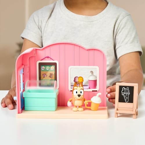 Bluey Ice Cream Shop Playset – Immersive Ice Cream Toy with Bingo Figurine (Ages 3+)