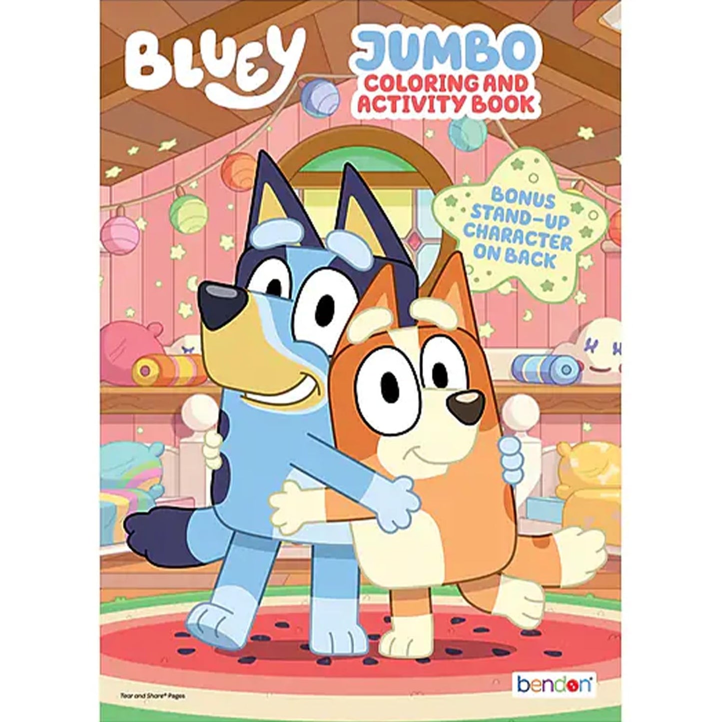 Bluey Jumbo Coloring & Activity Book Set | Cartoon Pages, Games & Puzzles for Kids