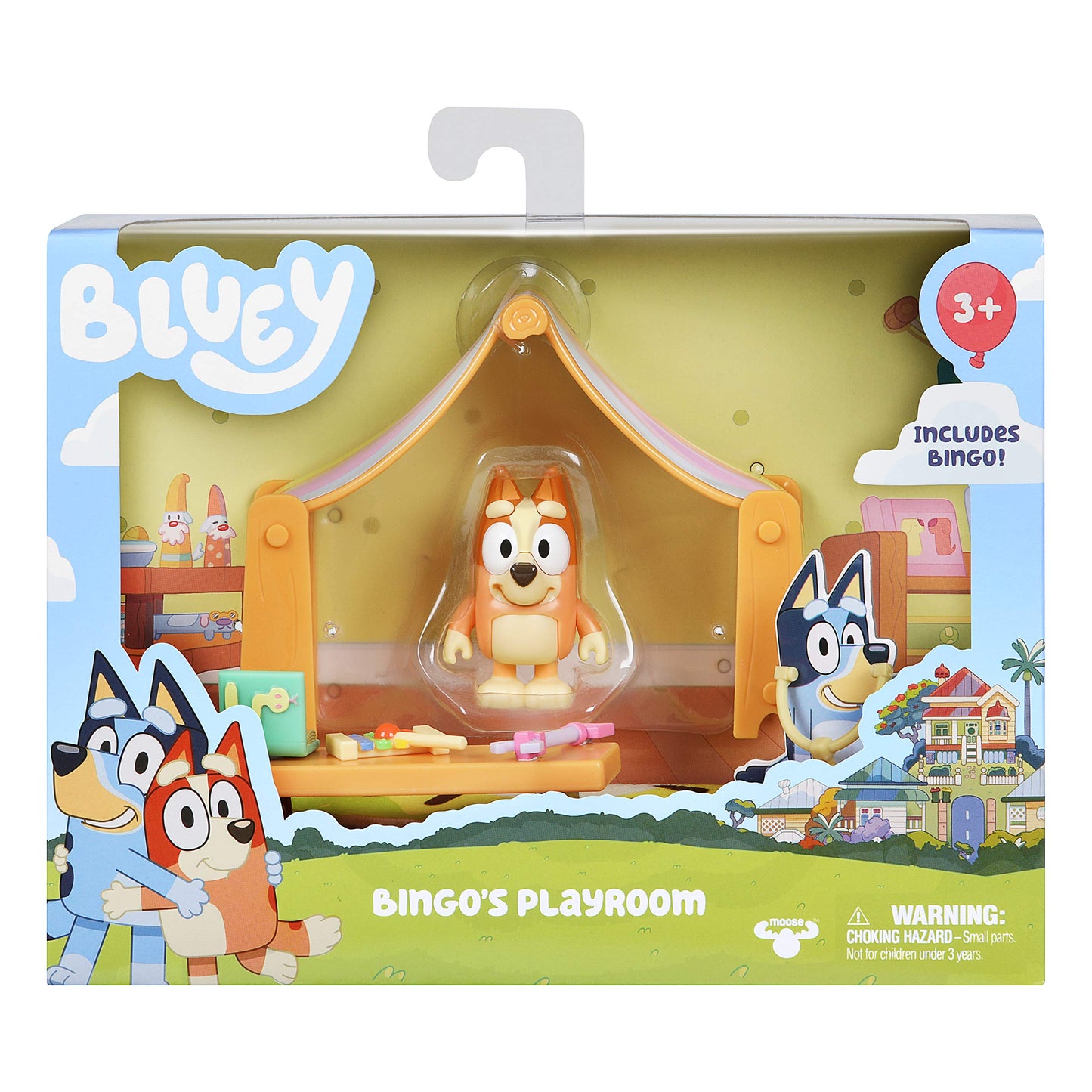Bluey Mini Playset - Playroom, Multicolor | Bingo Figure & Accessories