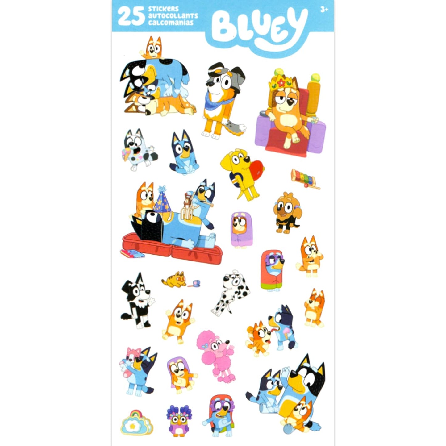 Bluey Floor Puzzle Set – 36-Piece Puzzle, Stickers & Door Hanger | Ages 3-5