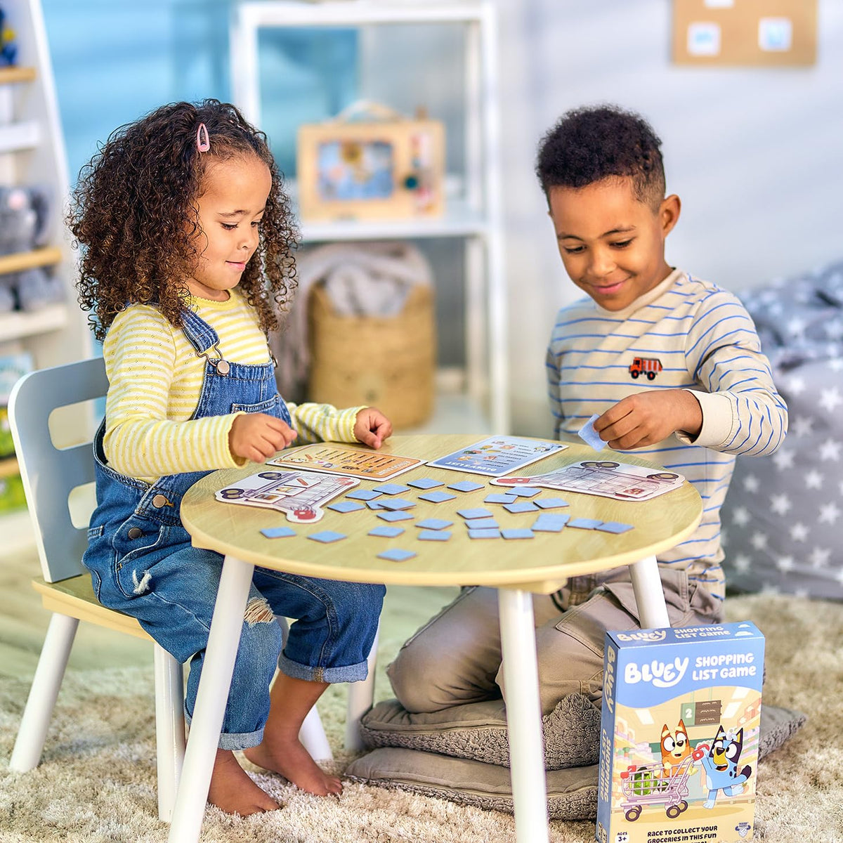Bluey Shopping List Game — Race to Fill Your Trolley with Bluey & Friends