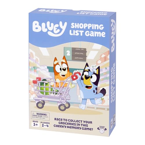 Bluey Shopping List Game — Race to Fill Your Trolley with Bluey & Friends