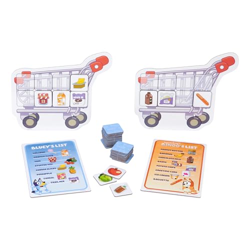 Bluey Shopping List Game — Race to Fill Your Trolley with Bluey & Friends