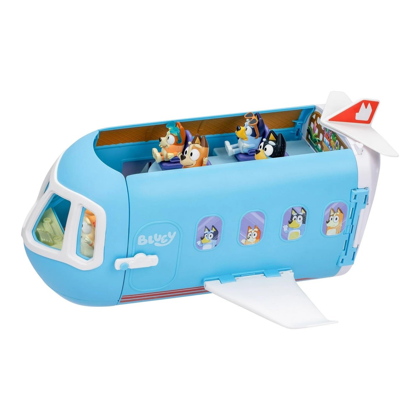Bluey 3-in-1 Transforming Plane Mega Set | 12 Figures & 30 Play Pieces