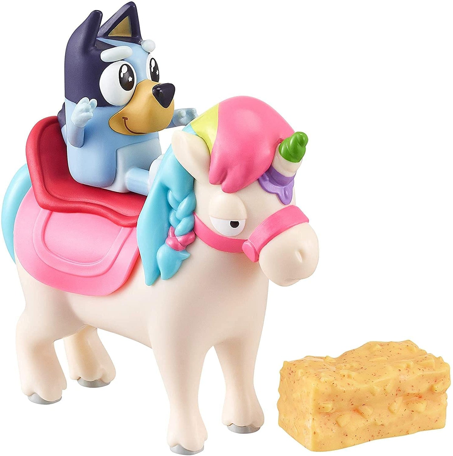 Bluey Unipony Playset – 2.5-Inch Articulated Figure with Saddle