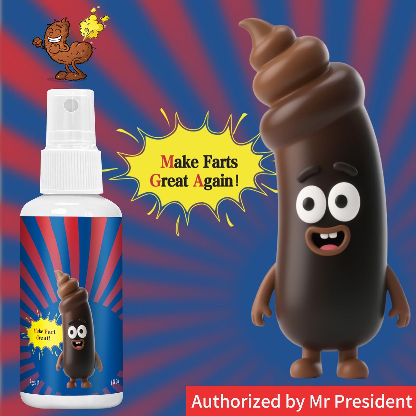 BLUEYE Stink Fart Spray Extra Strong – 2 Pack Prank Gift