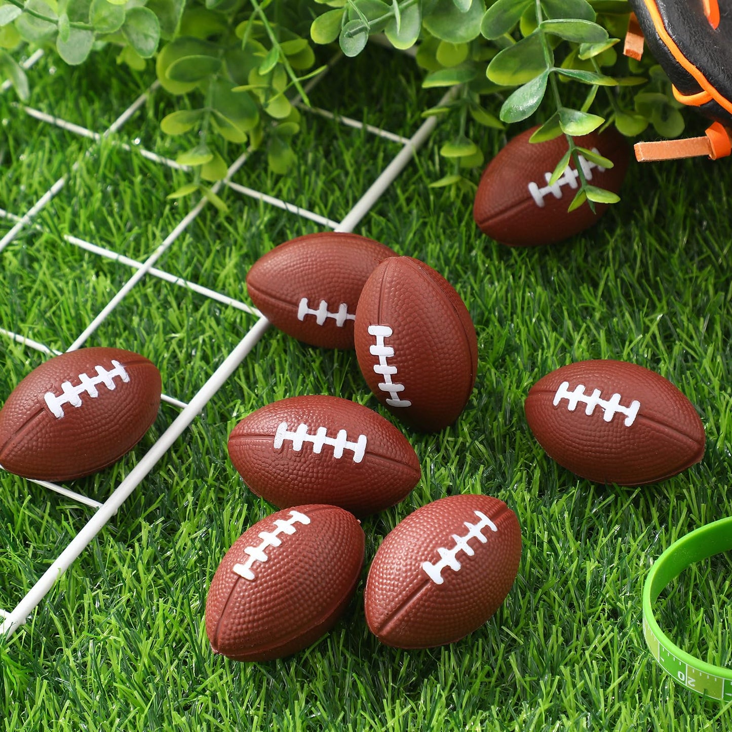 Blulu 30 Pack Mini Foam Footballs (2.17 inches) Dark Brown – Party Favors, Gifts & Fun Stress Balls