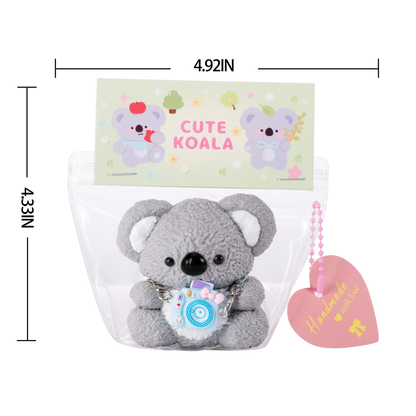 Blurphel Taba Koala Squishy Toy – Handmade Silicone Fidget for Kids & Adults