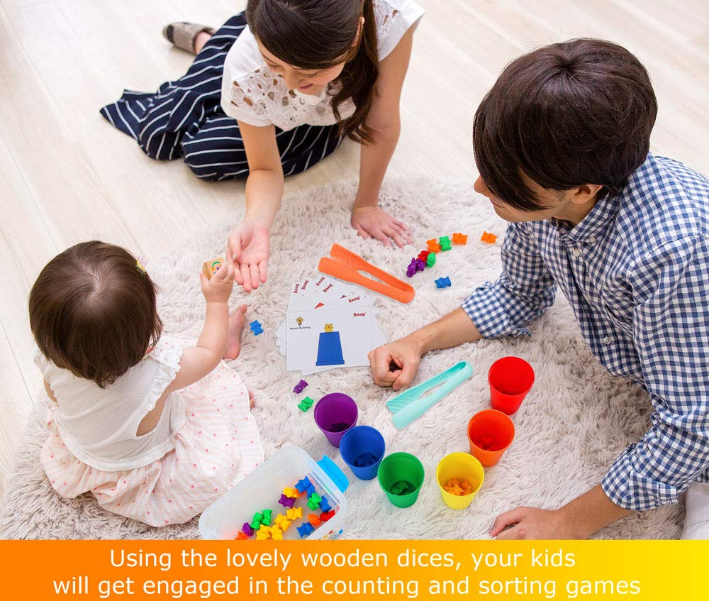 Bmag Counting Bears with Sorting Cups – Preschool Math & STEM Toy