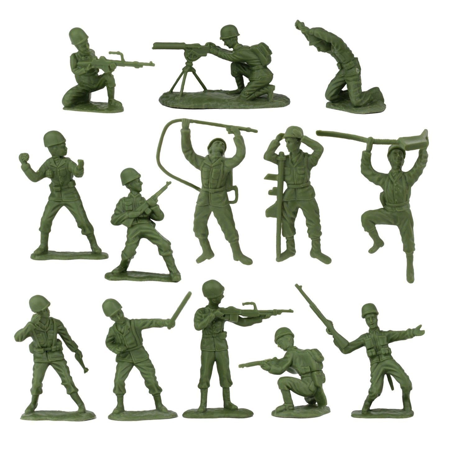 BMC Toys WW2 D-Day Invasion Playset – 114-Piece Boxed Army Men, 1:32 Scale