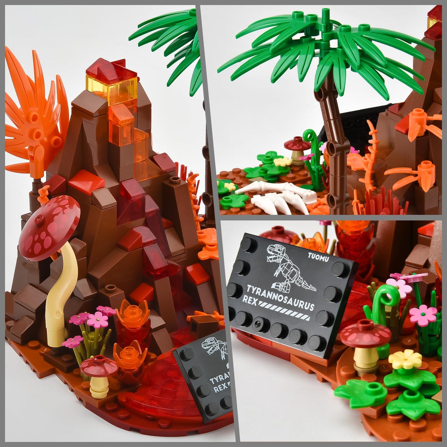 BNG Dinosaur Building Set for Adults — Tyrannosaurus Rex Desktop Decoration (559 PCS)