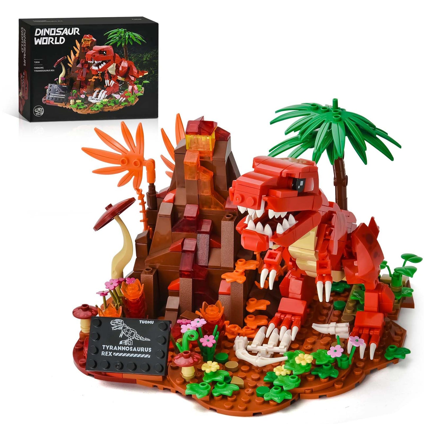 BNG Dinosaur Building Set for Adults — Tyrannosaurus Rex Desktop Decoration (559 PCS)
