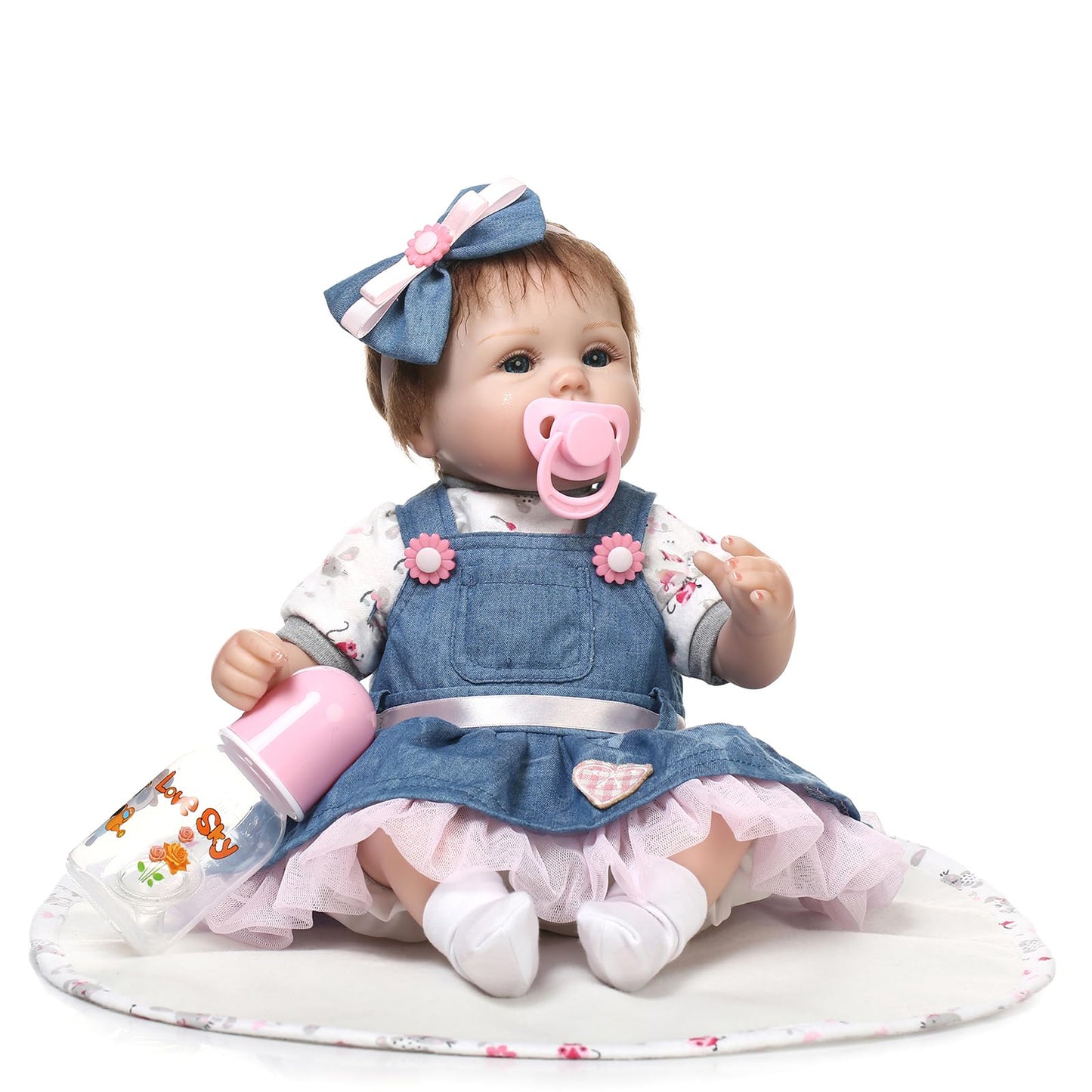 BNNPUU Reborn Baby Dolls Clothes - Little Lion 6pc Outfit Set for 17-23 inch Dolls