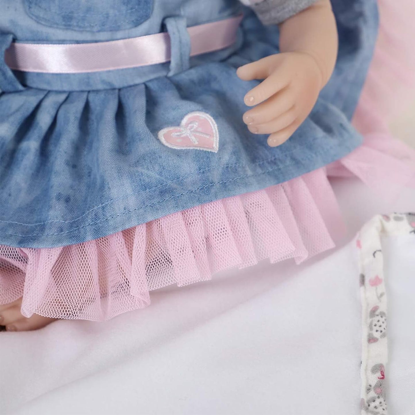 BNNPUU Reborn Baby Dolls Clothes - Little Lion 6pc Outfit Set for 17-23 inch Dolls