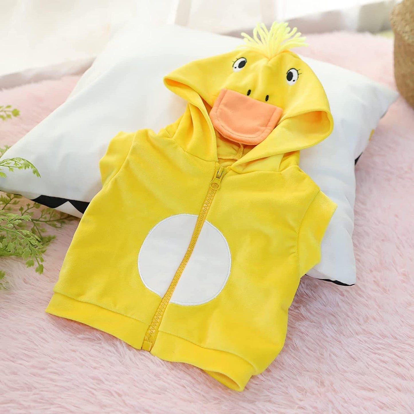 BNNPUU Reborn Baby Doll Clothes – 5-Piece Yellow Duck Set for 17-23 Inch Dolls