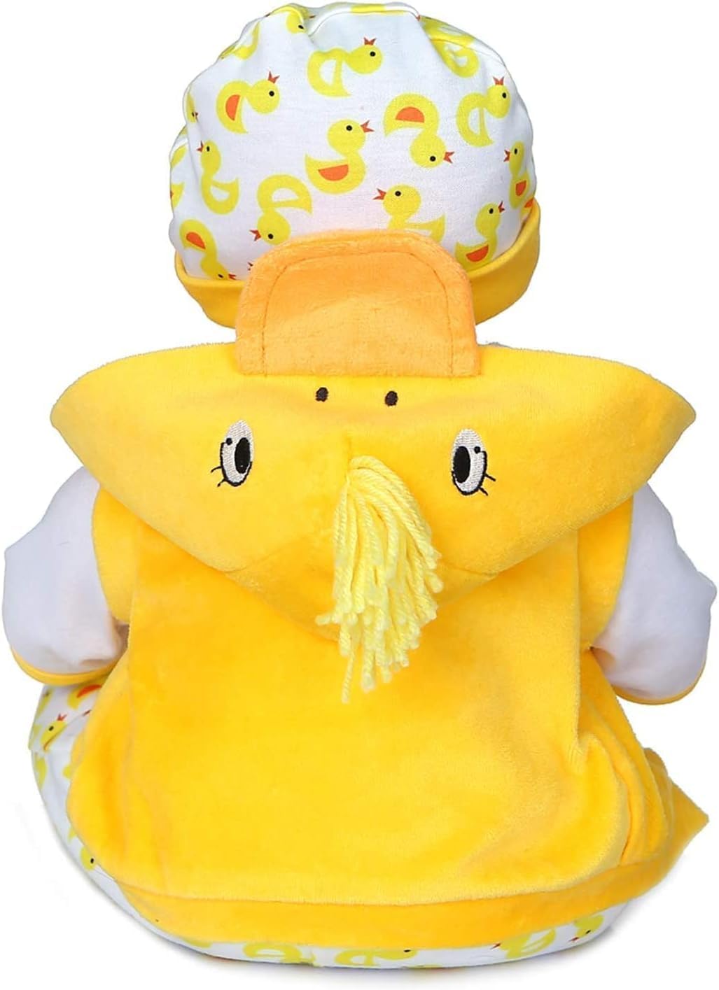 BNNPUU Reborn Baby Doll Clothes – 5-Piece Yellow Duck Set for 17-23 Inch Dolls