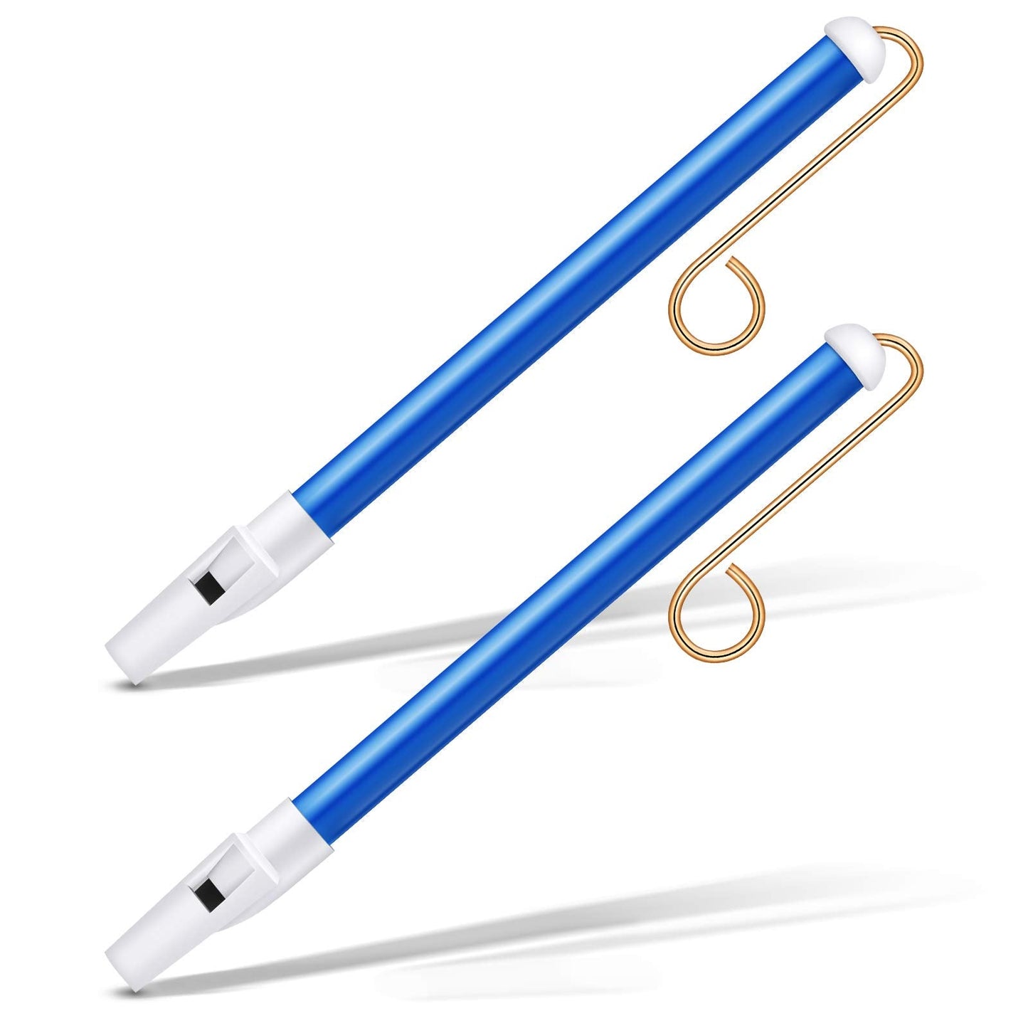 Boao 2-Piece Slide Whistle Blue Extendable Educational Party Favors