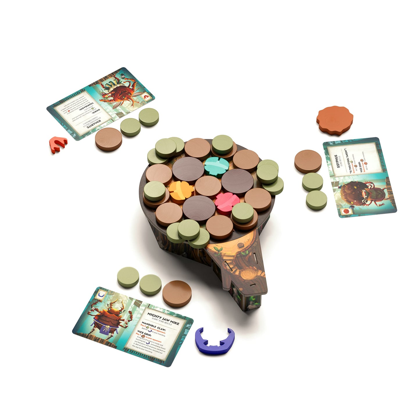 Allplay Kabuto Sumo Board Game | 2-4 Players | 15-20 Min Rounds
