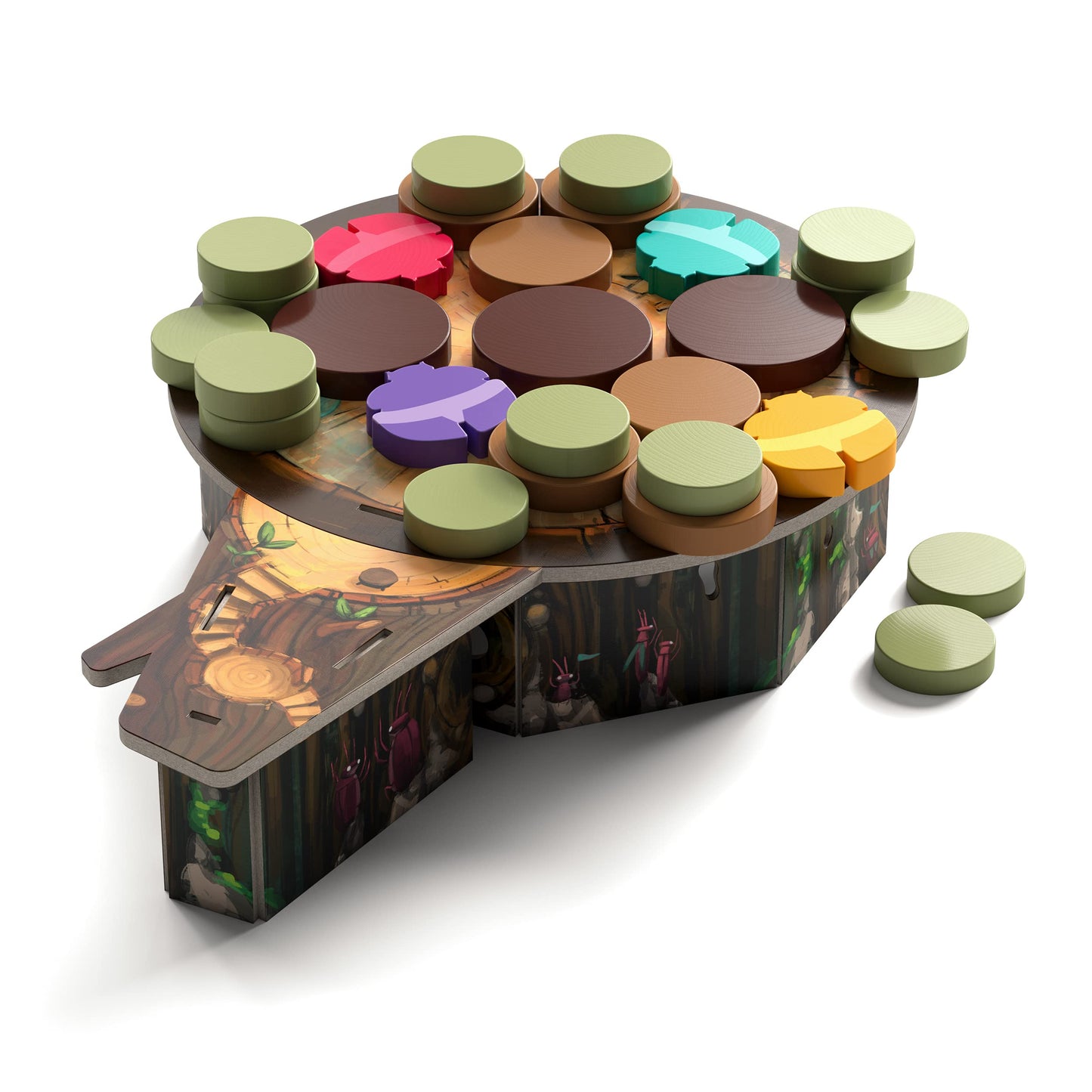 Allplay Kabuto Sumo Board Game | 2-4 Players | 15-20 Min Rounds