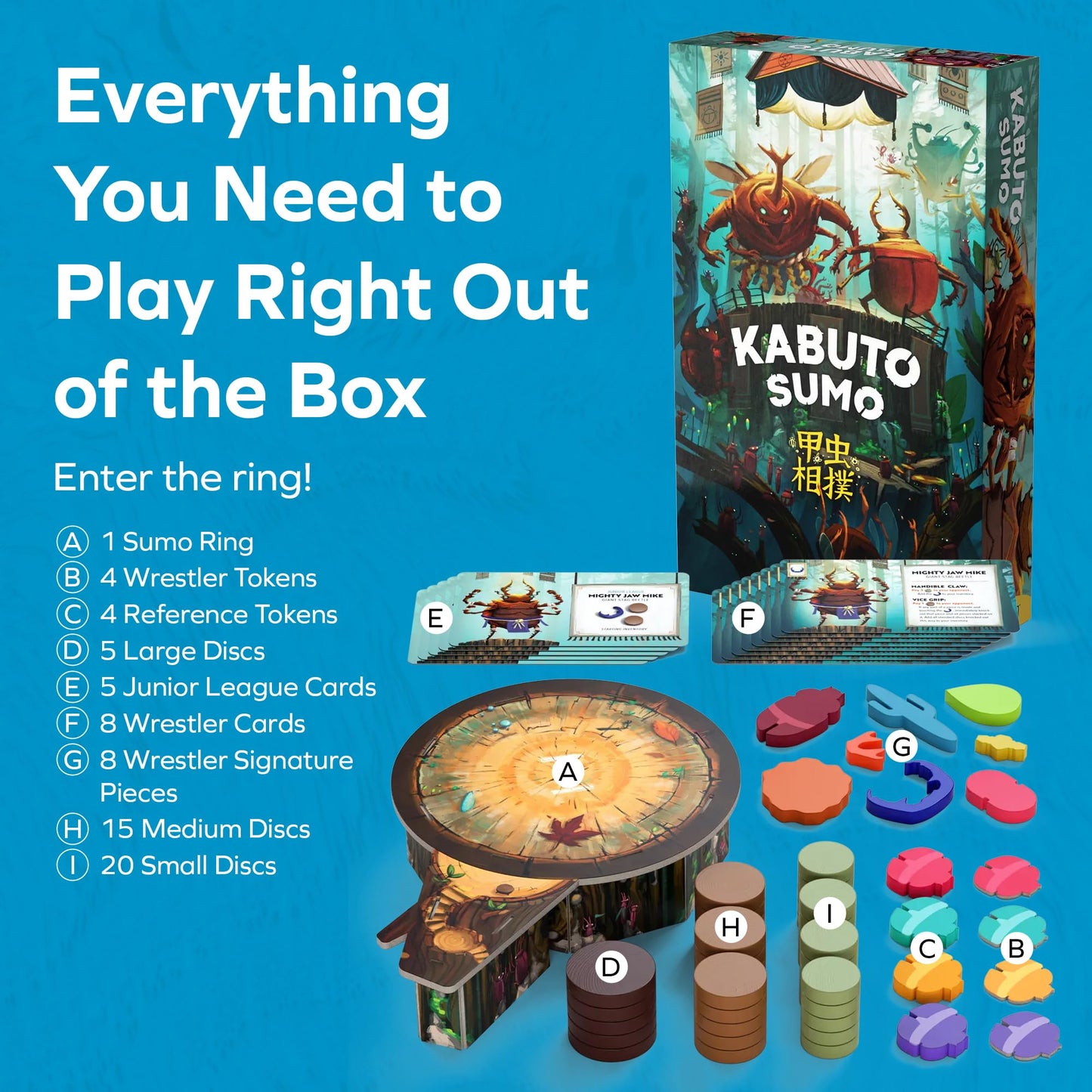 Allplay Kabuto Sumo Board Game | 2-4 Players | 15-20 Min Rounds