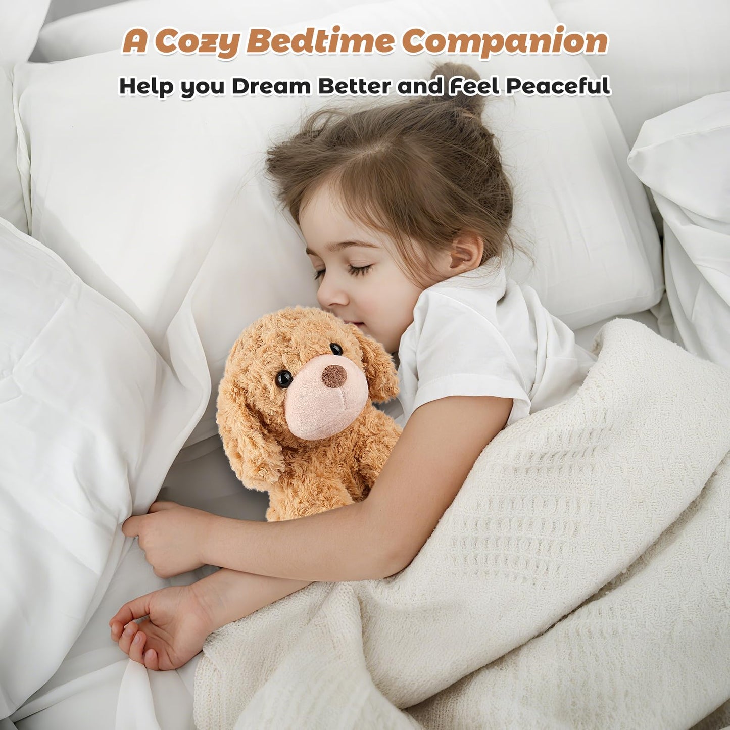 Bobbie & Laxi Microwavable & Coolable Dog Plush Heat Pad — Portable Comfort for Cramps, Muscle Pain & Anxiety