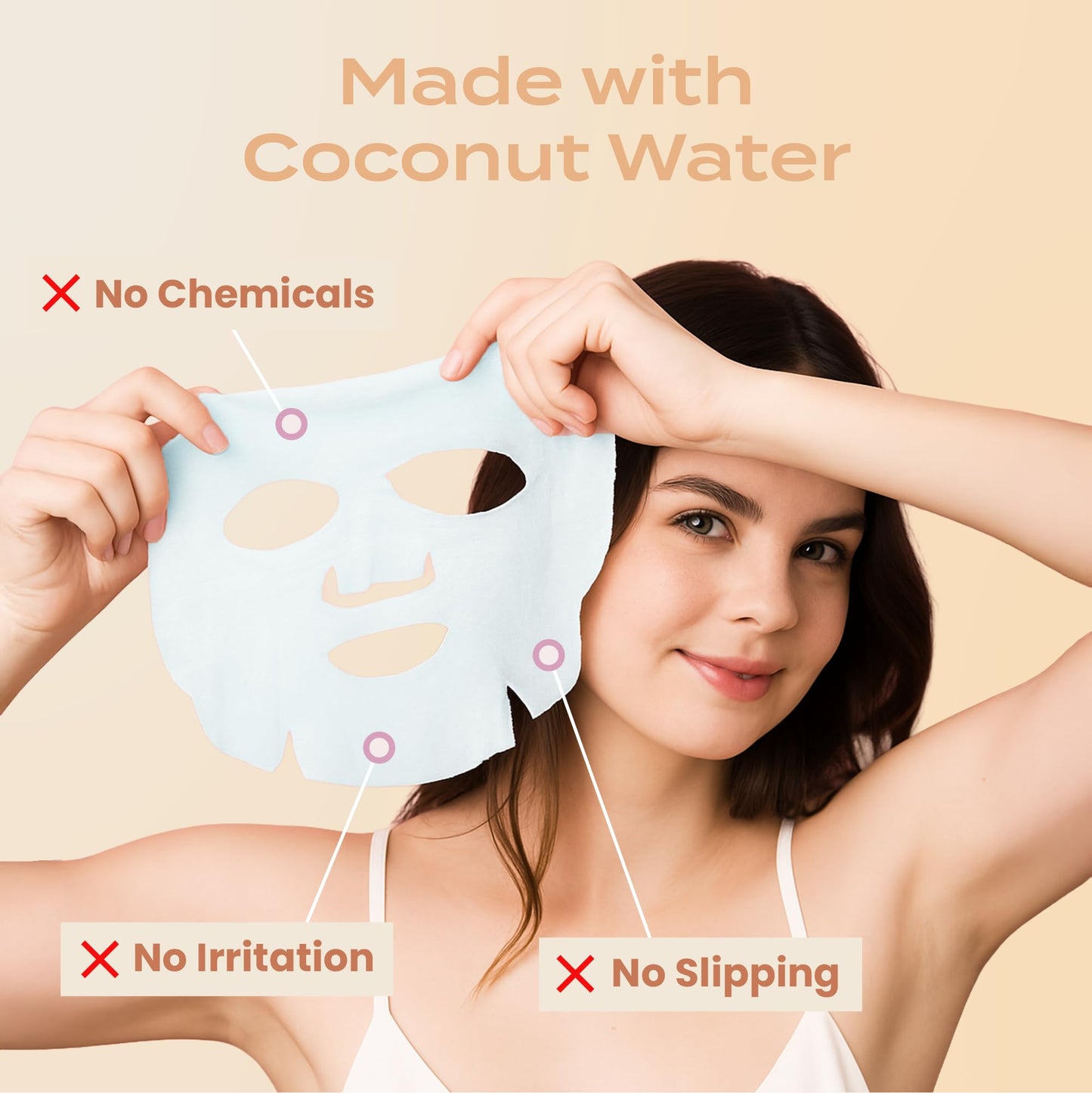 Body Restore Natural Collagen Face Mask 5 Pack – Hydration, Glow & Valentine Gift Set