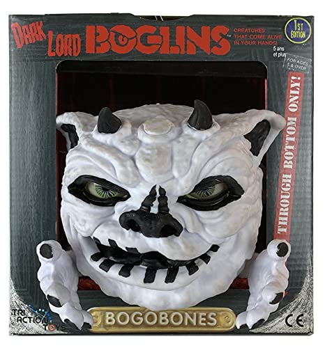 Boglins Dark Lord Bog-O-Bones 8” Foam Monster Puppet | Movable Eyes, Stretchy Skin | BOGLINS