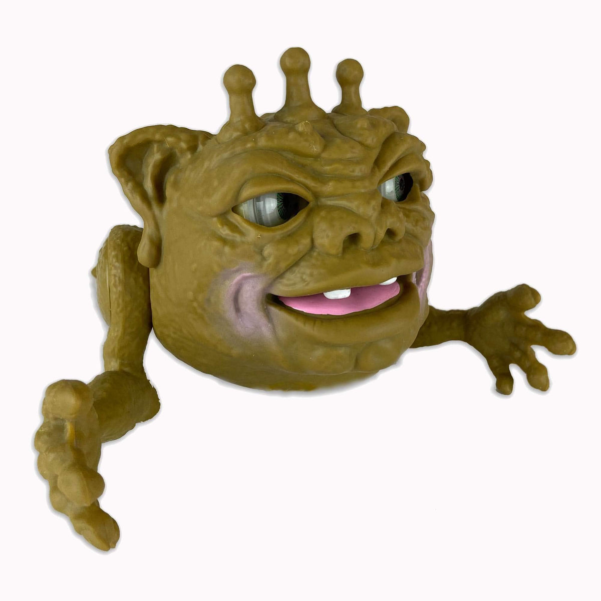 BOGLINS King Dwork 8-inch Collectible Figure – Movable Arms, Glow-in-the-Dark Eyes, Stretchy Skin