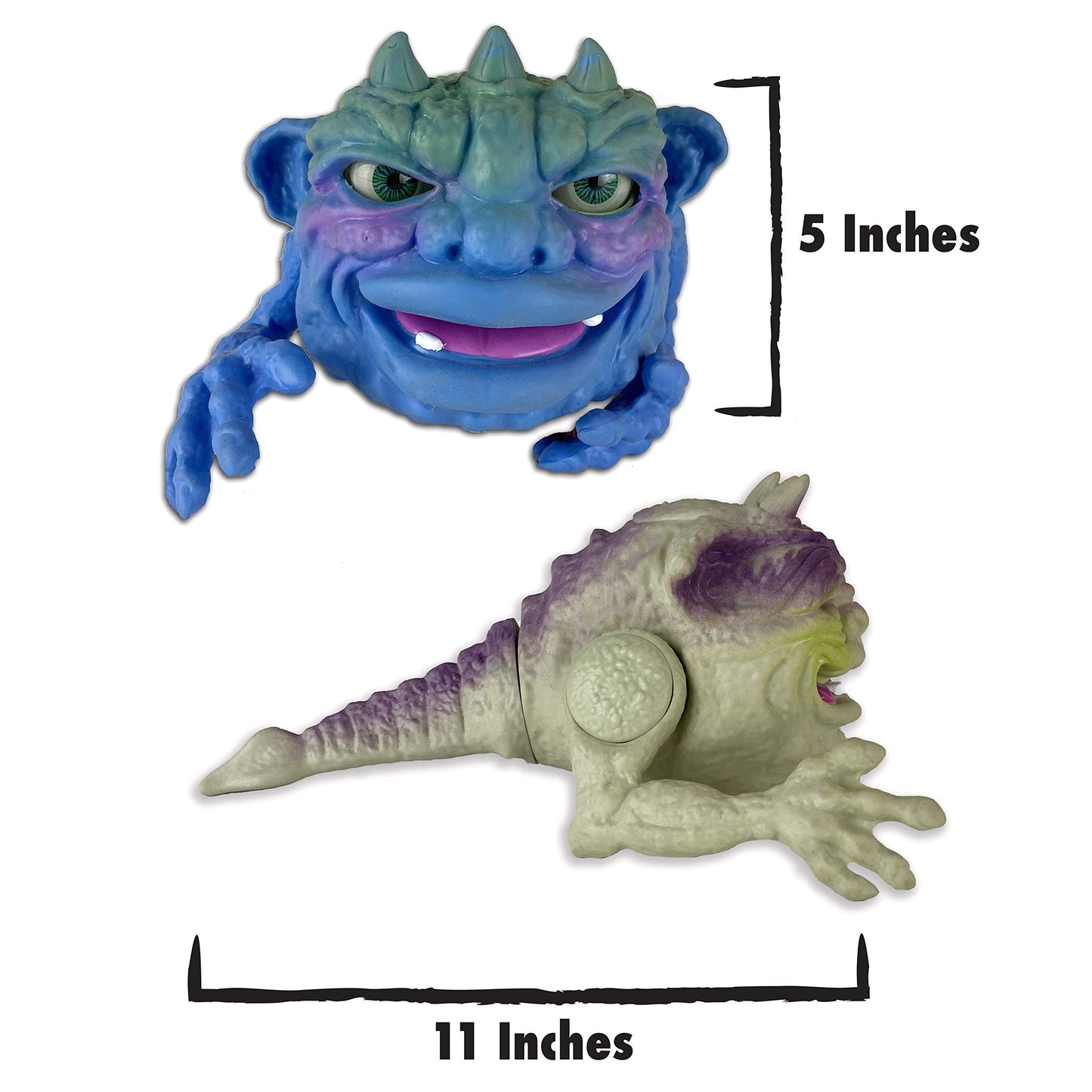BOGLINS King Dwork 8-inch Collectible Figure – Movable Arms, Glow-in-the-Dark Eyes, Stretchy Skin