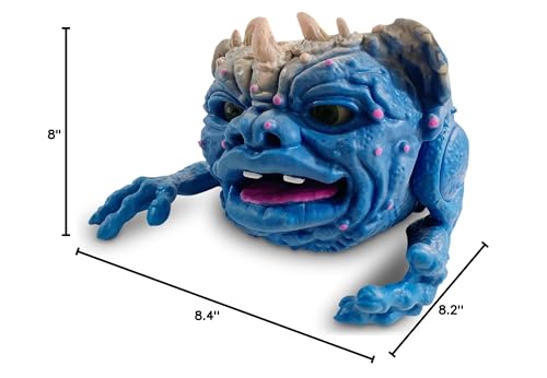 BOGLINS King Wort 8-Inch Collectible Figure – Glow Eyes, Movable Mouth, Stretchy Skin | TriAction Toys