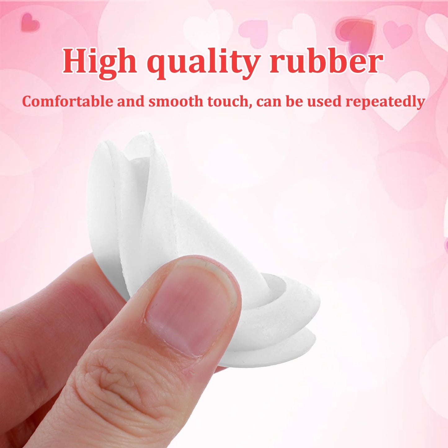 BOHUIZ 20 Pcs Piggy Bank Stoppers – Five Sizes, Durable Plastic Rubber Plugs (White)