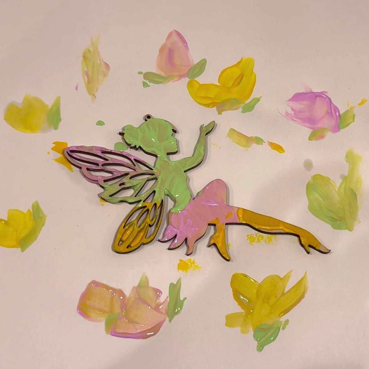 BOIKOKY 12 Pack Fairy Party Favors – Wooden Cutouts & Painting Kits