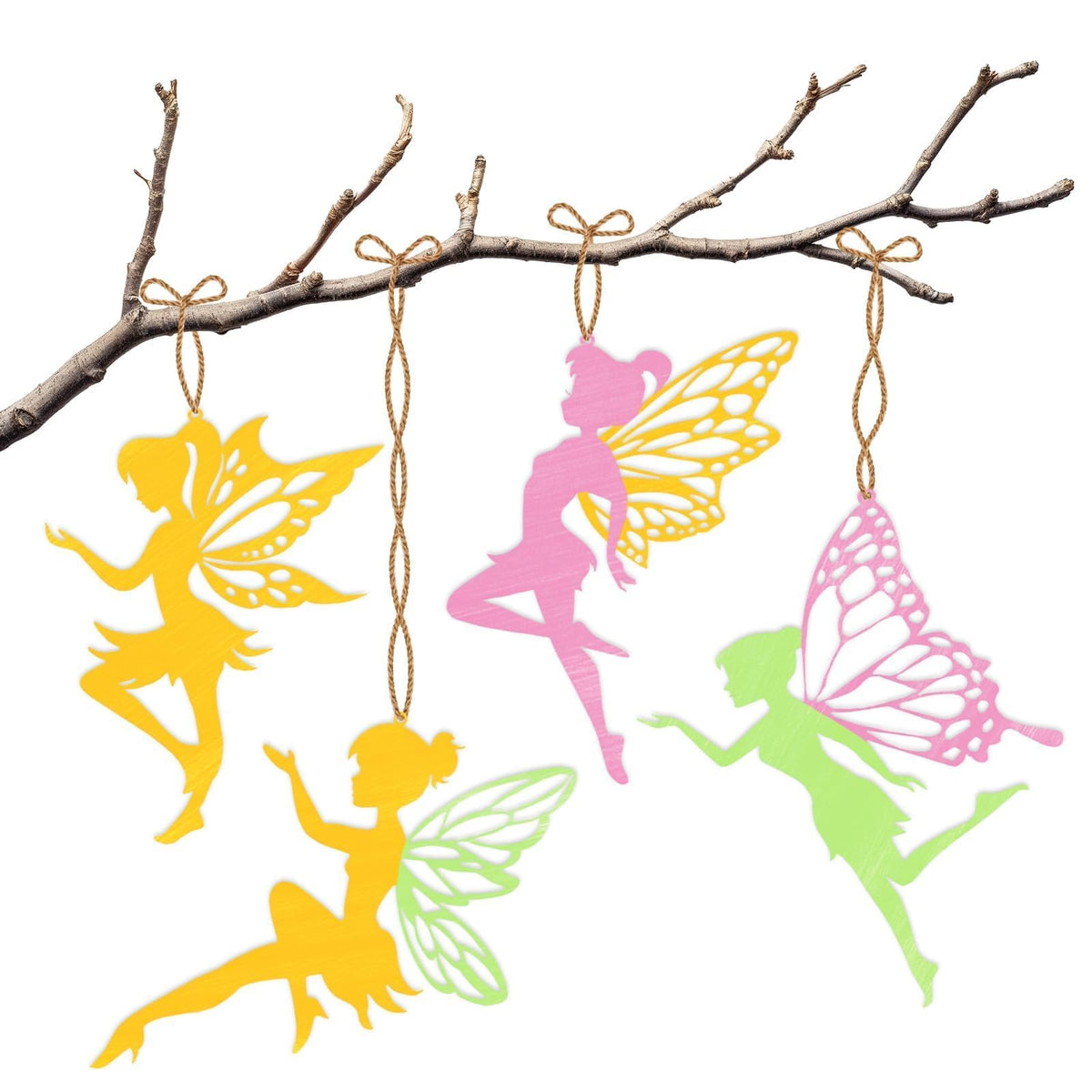 BOIKOKY 12 Pack Fairy Party Favors – Wooden Cutouts & Painting Kits