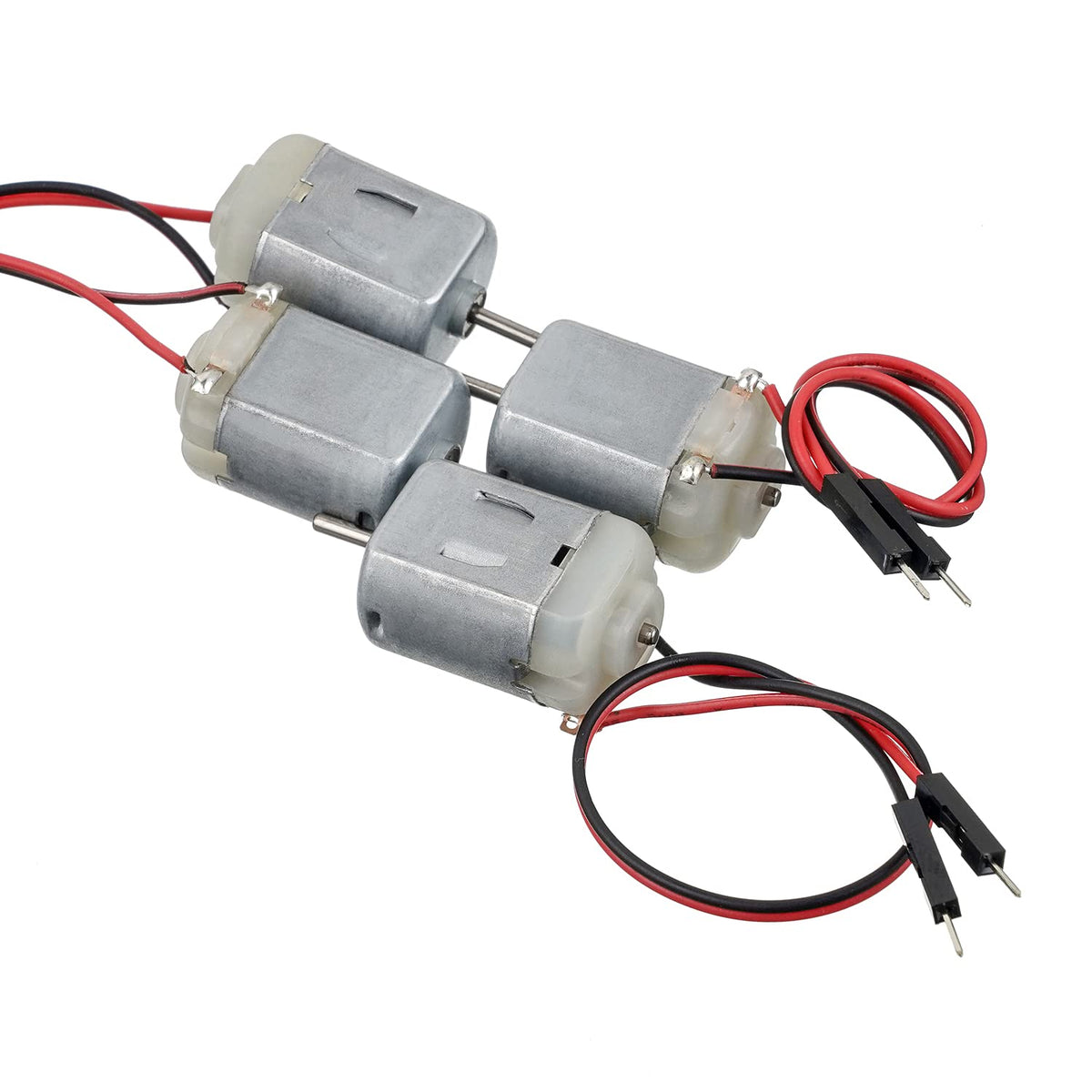 BOJACK 4 Pcs Type 130 EK1450 1V-6V Miniature DC Motors for Arduino & DIY Projects