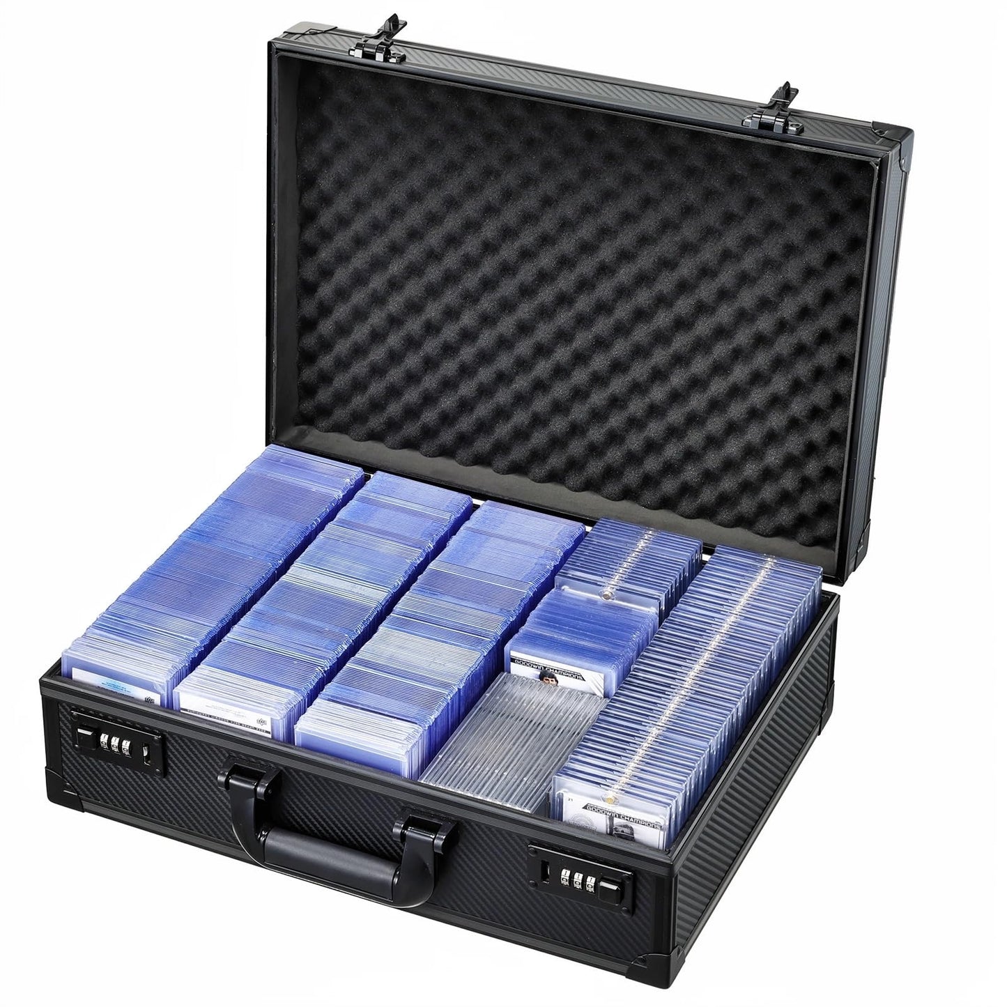 boldblox Card Storage Box for 3x4 Inch Toploaders – X-Large, Lockable, Holds 750 Top Loaders