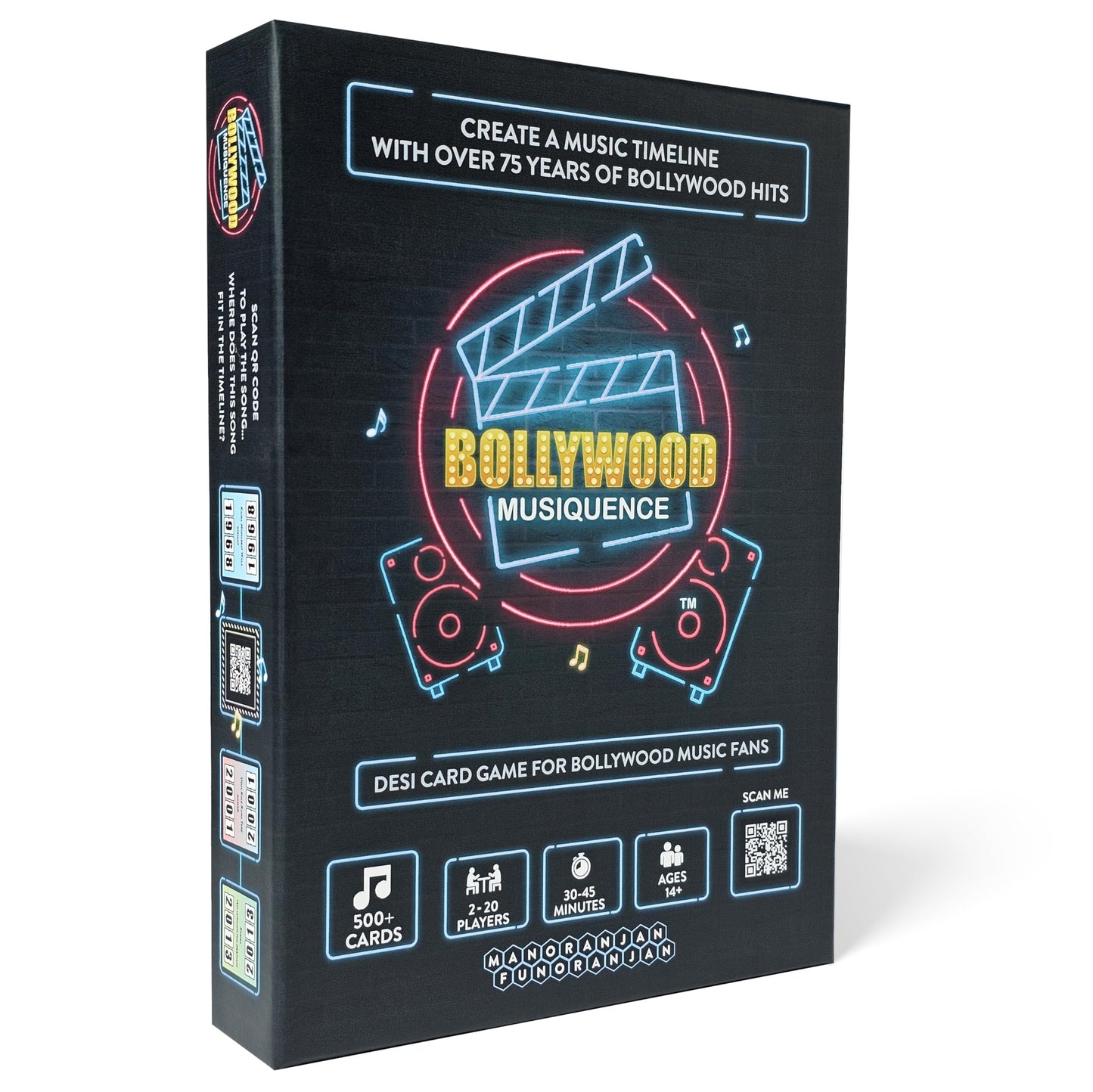 Bollywood Musiquence — The Bollywood Music Party Card Game | 2–24 Players